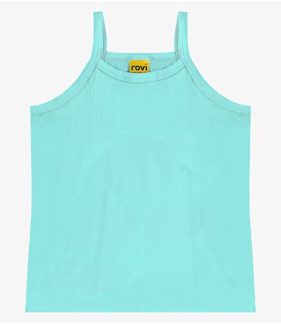 Regata De Alça Infantil Feminina Rovi Kids Azul