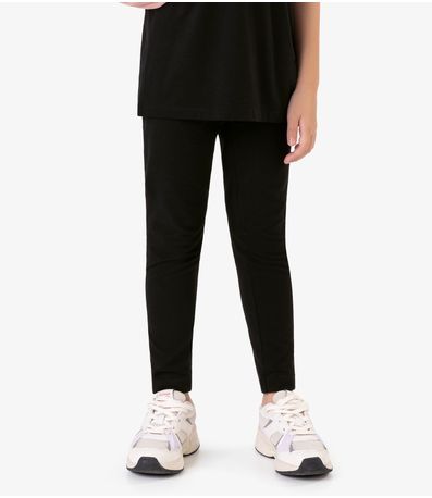 Calça Legging Infantil Feminina Rovi Kids Preto