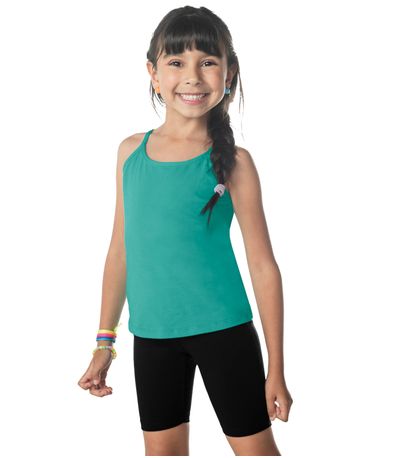 Bermuda Ciclista Infantil Feminina Rovi Kids Preto