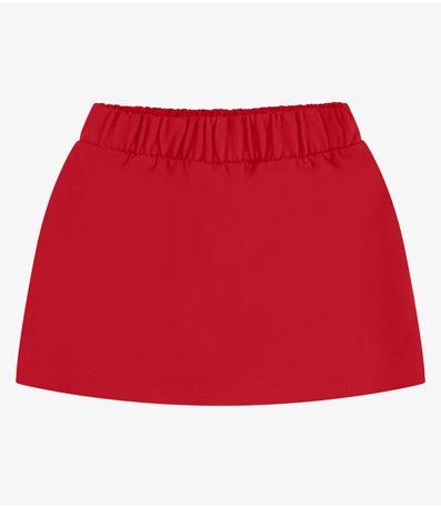Shorts Saia Moletom Rovi Kids Vermelho