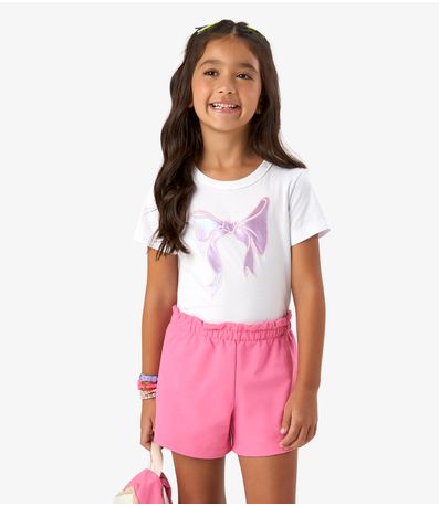 Blusa Feminina Meia Malha Rovi Kids Branco