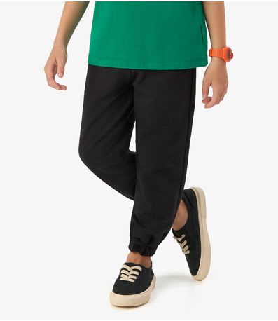 Calça Básica Unissex Infantil Rovi Kids Preto
