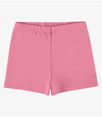 Shorts em Cotton Leve Rovi Kids Rosa