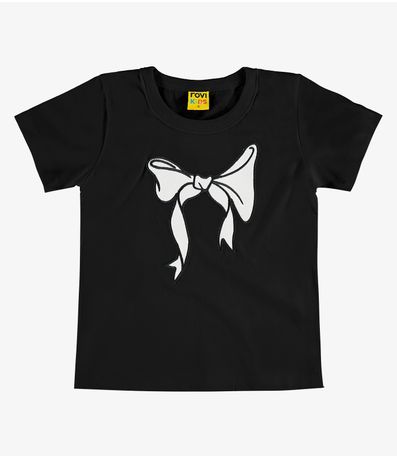 Blusa Feminina Meia Malha Rovi Kids Preto