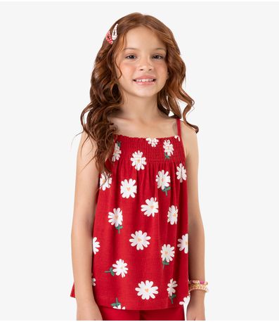 Conjunto Regata com Ciclista Rovi Kids Vermelho