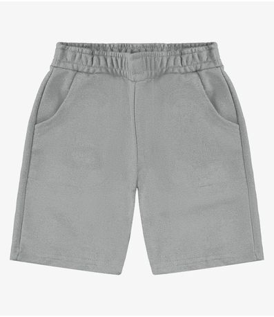 Bermuda Básica Masculina Rovi Kids Cinza