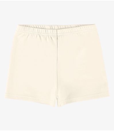 Shorts em Cotton Leve Rovi Kids Bege