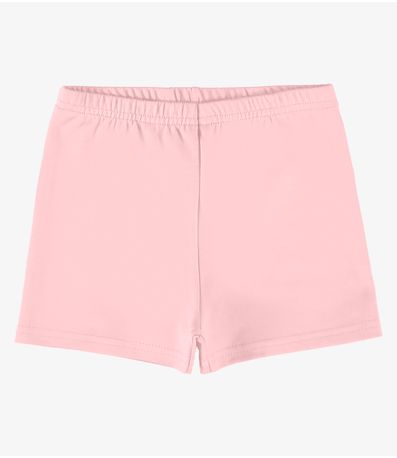 Shorts em Cotton Leve Rovi Kids Rosa