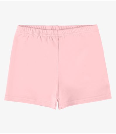 Shorts em Cotton Leve Rovi Kids Rosa