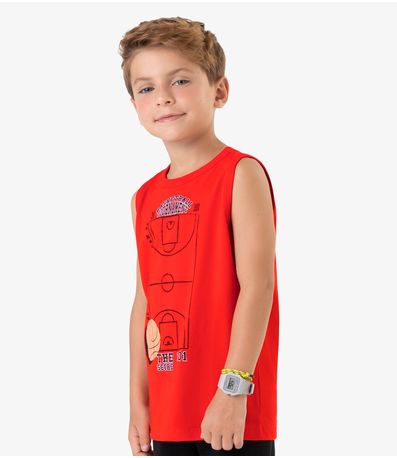 Machão Meia Malha Rovi Kids Laranja