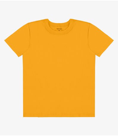 Camiseta Infantil Masculina Básica Rovi Kids Amarelo