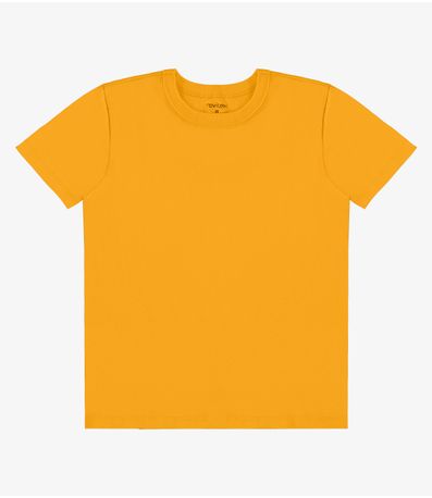 Camiseta Infantil Masculina Básica Rovi Kids Amarelo
