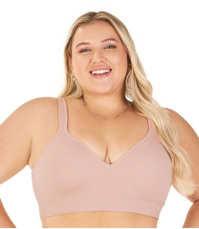 Sutiã Comfort Alças Largas Reguláveis Zee Rucci Rosa