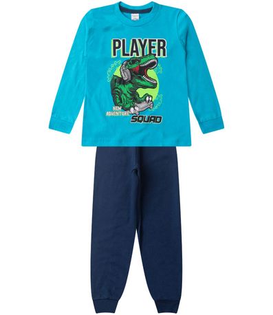 Conjunto Infantil Menino Meia Estação Kappes Azul
