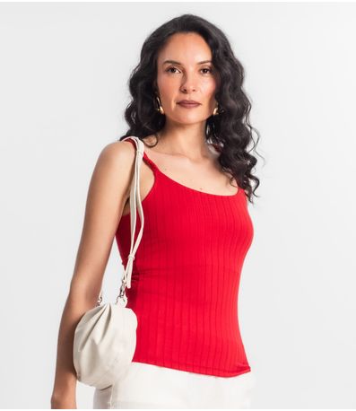 Blusa Feminina De Alça Seletc Vermelho
