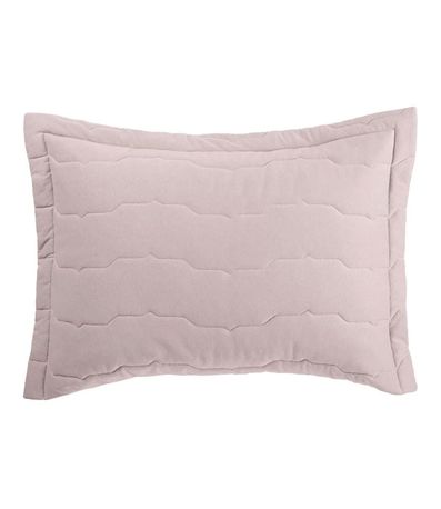 Porta Travesseiro Malha Fio Penteado Altenburg Rosa