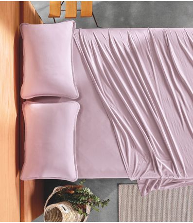 Jogo de Cama Simples Queen 3 Peças Altenburg Rosa