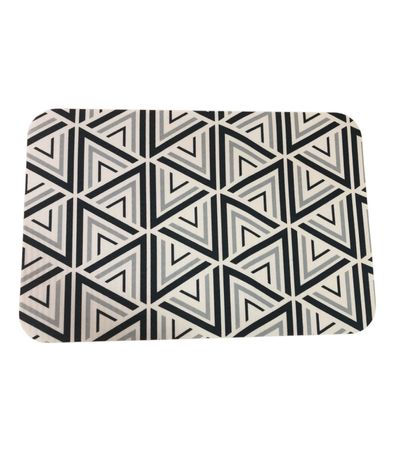 Tapete Cozinha Base Antiderrapante Tapetes Junior Preto