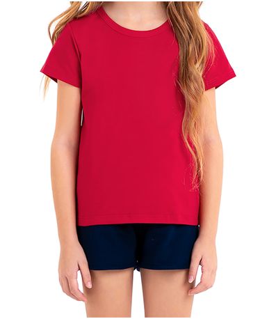 Shorts Básico Infantil Feminino Rovi Kids Azul