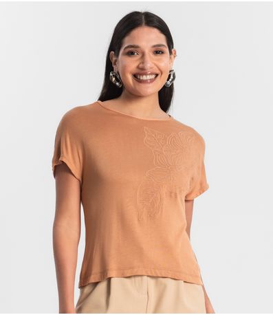 Blusa Tricot Feminina Rovitex Marrom