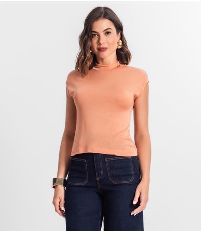 Regata Feminina Visco Tricô Select Rosa