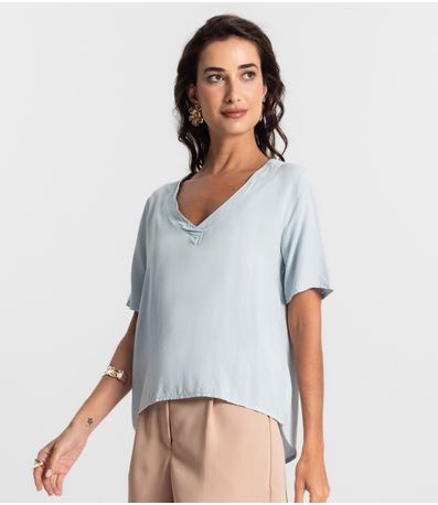 Blusa Feminina Lisa Endless Azul