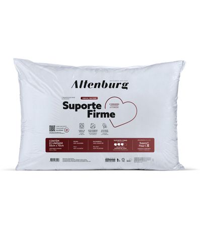 Travesseiro Suporte Firme Altenburg Branco