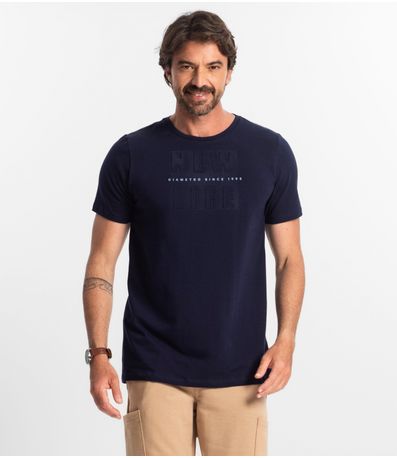 Camiseta Masculina Diametro Azul