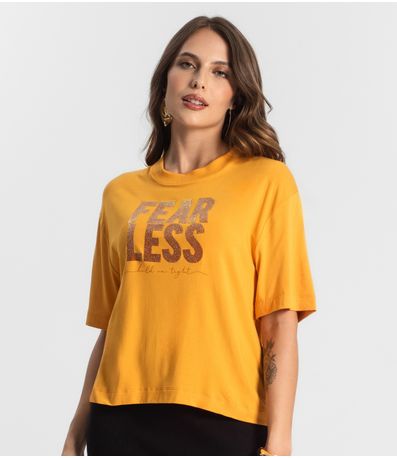 Camiseta Feminina Endless Amarelo