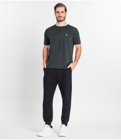 Calça Moletom Masculina Alfaiataria Kohmar Preto