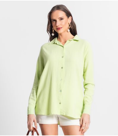 Camisa Manga Longa Feminina Endless Verde