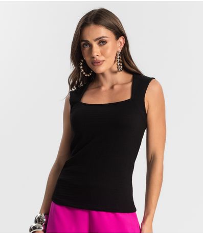Regata Feminina Endless Preto