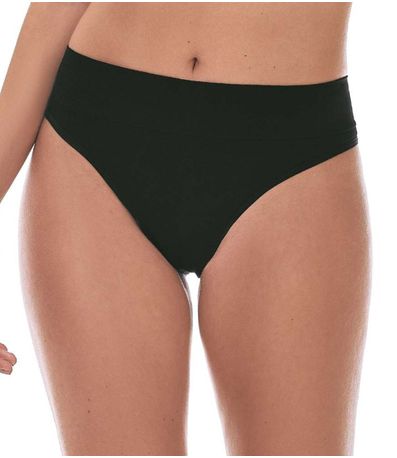 Calcinha Tanga Cós Largo sem Costura Zee Rucci Preto