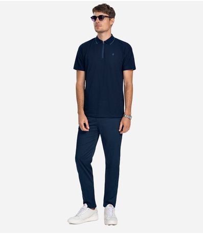 Calça Masculina Em Sarja Twill Diametro Azul