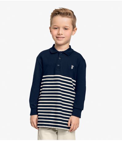 Polo Infantil Menino Trick Nick Azul