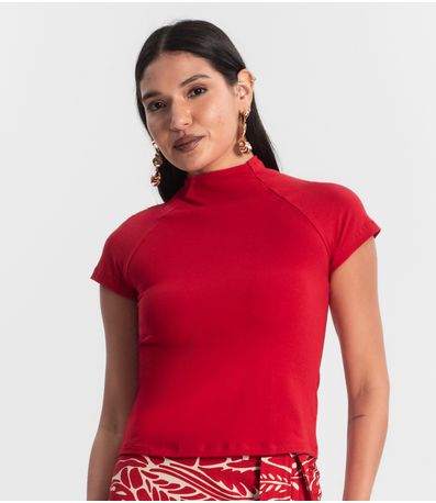 Blusa Feminina Cotton Rovitex Vermelho