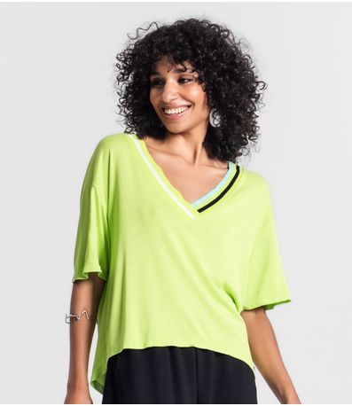 Blusa Feminina Em Visco Tricot Rovitex Verde