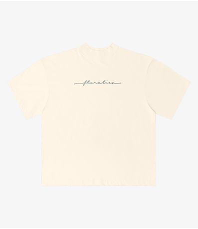 Camiseta Feminina Gola Alta Endless Bege