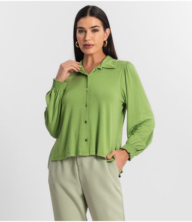 Camisa Feminina Manga Longa Endless Verde