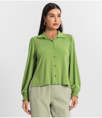 Camisa Feminina Manga Longa Endless Verde