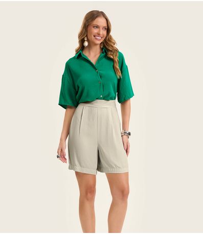 Camisa Feminina Em Air Flow Rovitex Verde