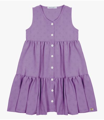 Vestido Infantil Em Air Flow Trick Nick Lilás