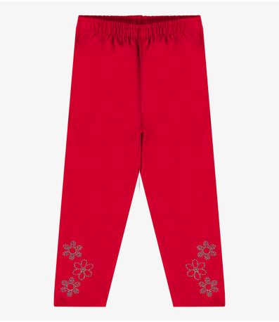 Legging Capri Rovi Kids Vermelho