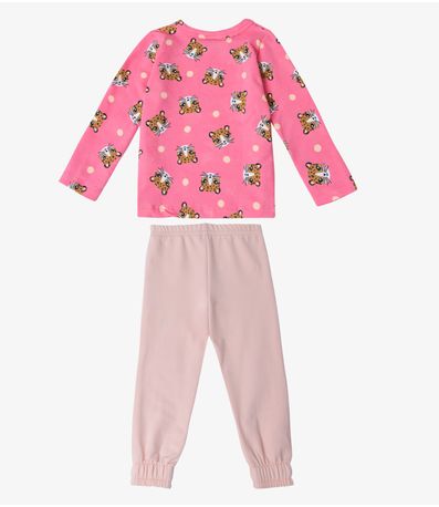 Pijama Infantil Menina Select Rosa