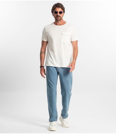 Camiseta Masculina Manga Curta Select Branco