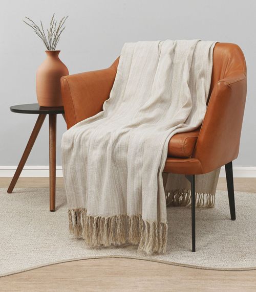 Manta Para Sofá 1,70m x 1,40m Rustica Adomes Branco