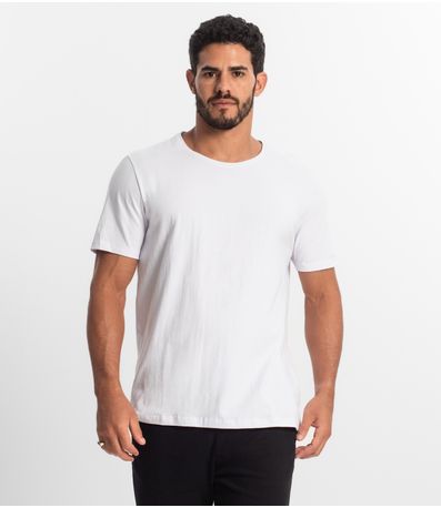 Camiseta Masculina Manga Curta KO Branco