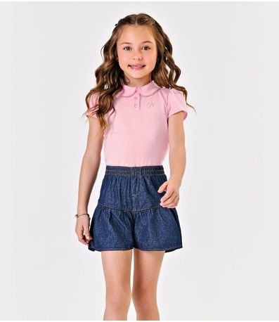 Shorts Feminino Jeans Trick Nick Azul