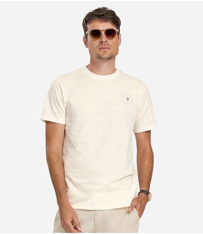 Camiseta Masculina Diametro Bege