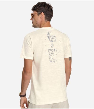 Camiseta Masculina Diametro Bege